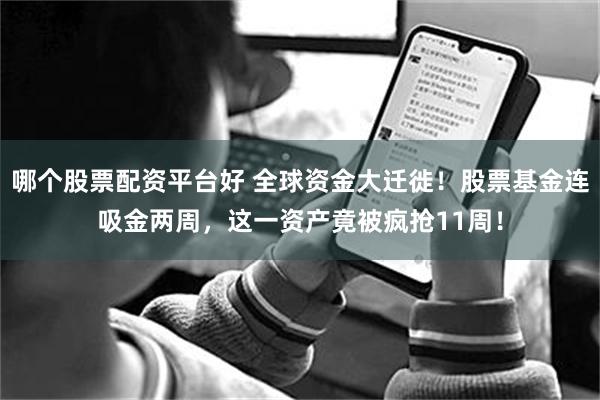 哪个股票配资平台好 全球资金大迁徙！股票基金连吸金两周，这一资产竟被疯抢11周！